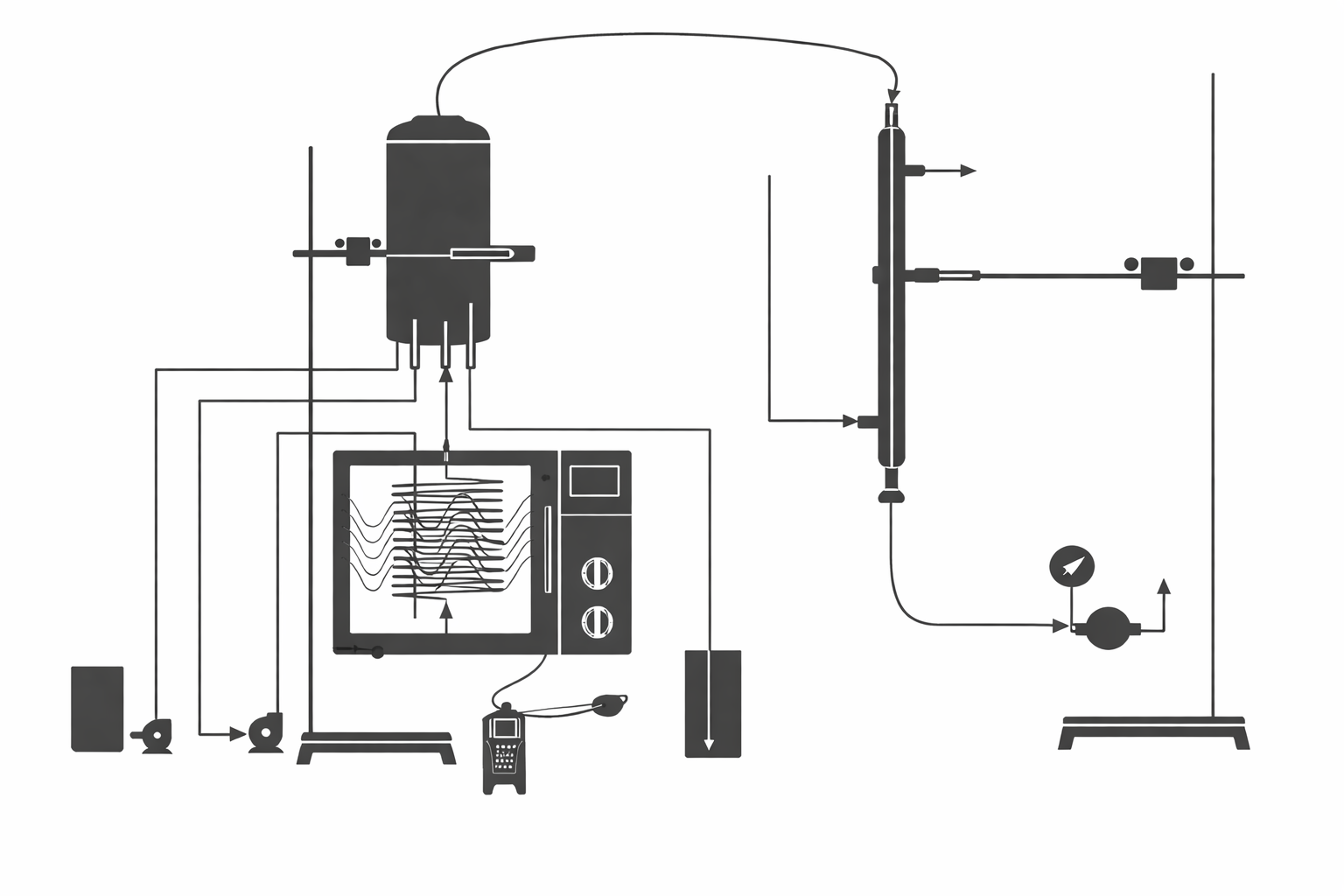 Microwave pilot reactor